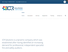 Tablet Screenshot of icrsolutions.co.za